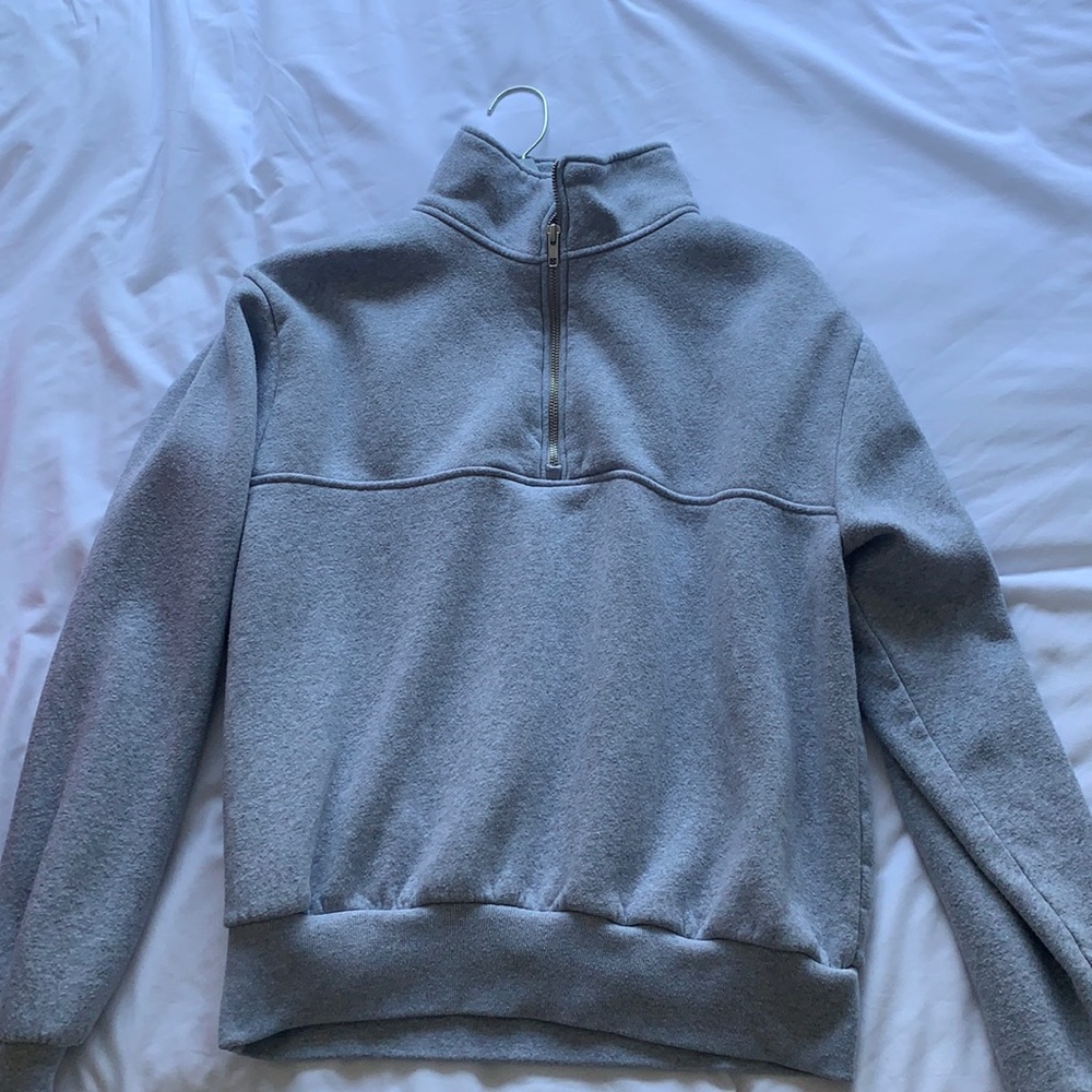 brandy melville quarter zip!